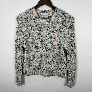 Silverflint Multicolor Boucle Knit Sweater‎ XS Chunky Soft Cozy Cottagecore